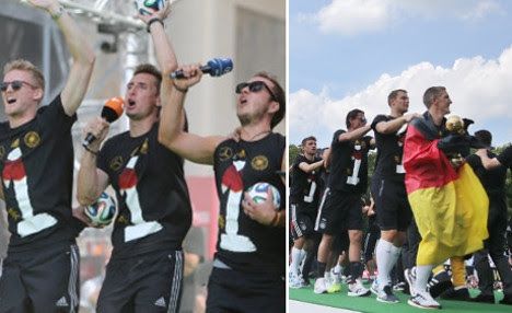 News Photo 1 - Not Applicable - Special Annoucements - GERMANS_CELEBRATE_WITH_FANS