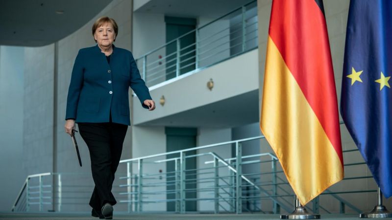 News Photo 1 - Germany - Otta Nottathil - merkel_quarantine