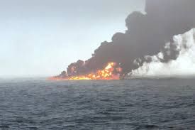 News Photo 1 - U.K. - Otta Nottathil - uk_ship_fire_collission