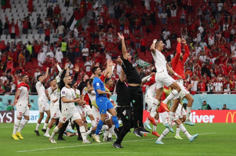 Photo #1 - Gulf - Sports - morocco_defeated_belgium_fifa_doha_2022